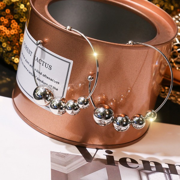 Сережки "Metallic Perls", срібло