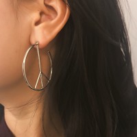 Сережки "Peace", 2 кольори