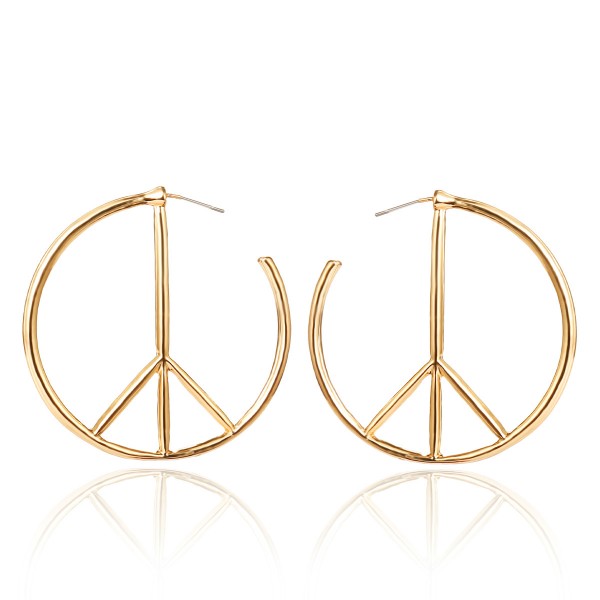 Сережки "Peace", 2 кольори