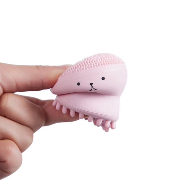 Щітка для вмивання обличчя, силіконова, "Восьминіг", 1 шт