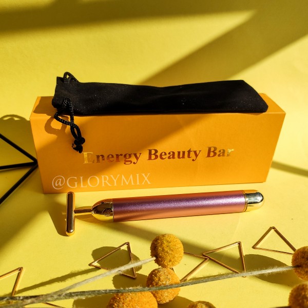 Масажер для обличчя, для вирівнювання контурів, CAMMYO 24k Gold Vibrating Facial Beauty Roller Massager Stick Lift, 1 шт