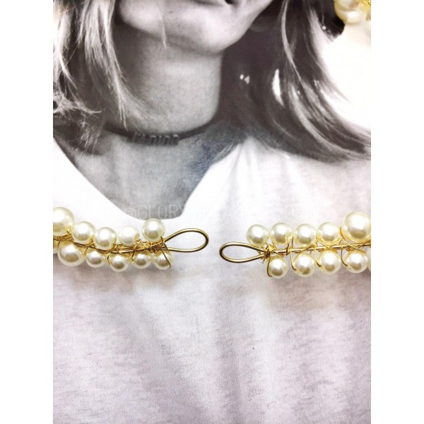 Обруч для волосся, з перлами, "Tender Pearls", білий Обруч для волосся, з перлами, "Tender Pearls", білий