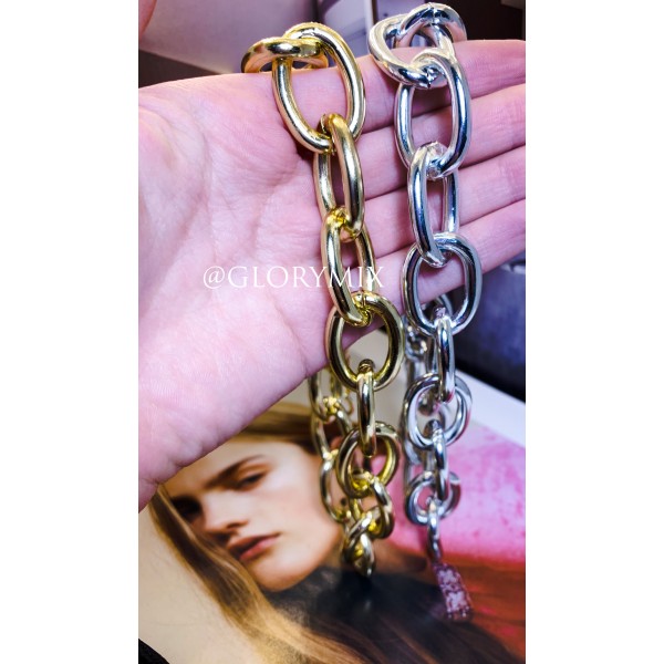 Ланцюжок із великими ланками, 2 кольори