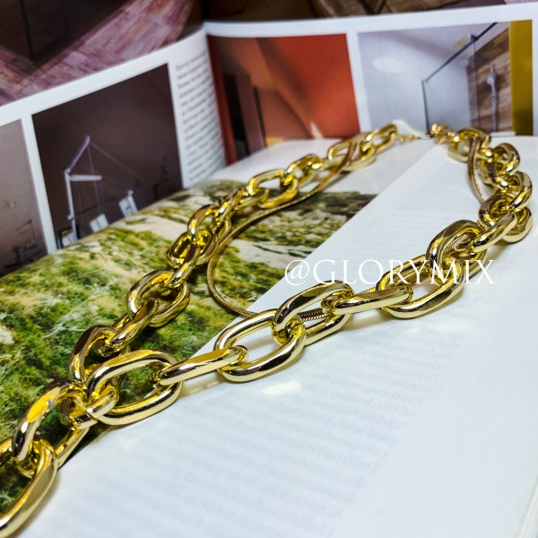 Ланцюжок багатошаровий з великими ланками "Large Chain", 2 кольори