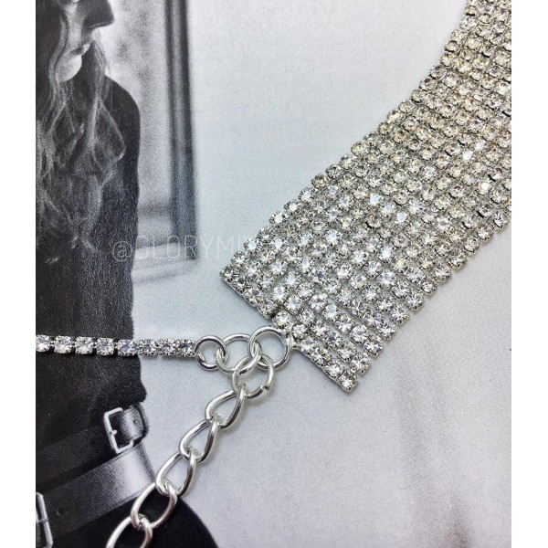 Цепочка-чокер "Chic and Shine", двойная, 2 цвета Цепочка-чокер "Chic and Shine", двойная, 2 цвета