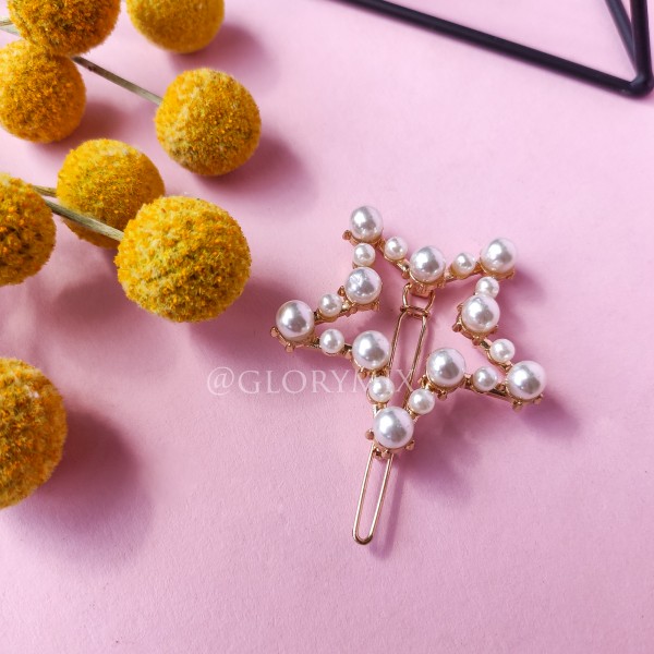 Шпильки з перлами, в золоті, 1 шт Шпильки з перлами, в золоті, 1 шт
