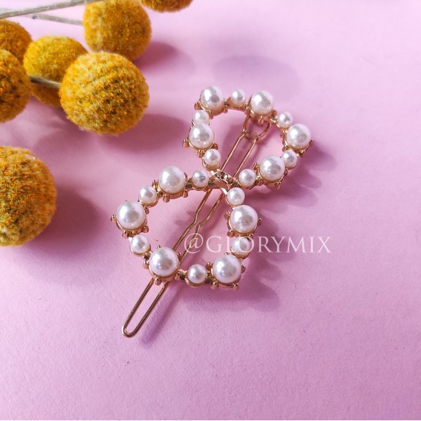 Шпильки з перлами, в золоті, 1 шт Шпильки з перлами, в золоті, 1 шт