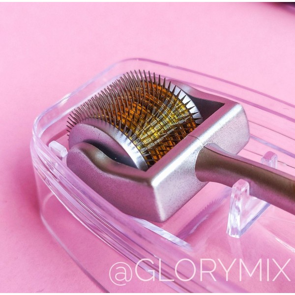 Мезоролер 2 мм, Skin roller system, 540 голок, у пластиковому футлярі