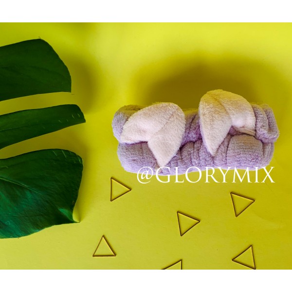 Пов'язка для макіяжу з вушками, різні кольори, 1 шт