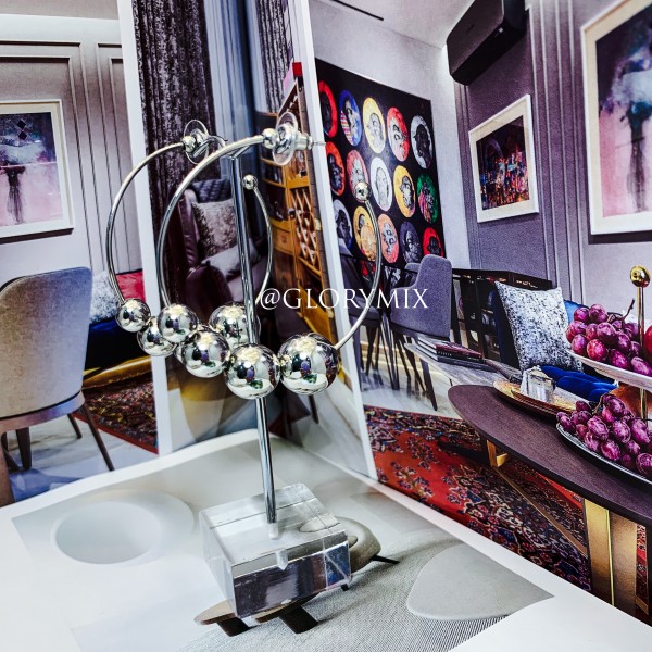 Сережки "Metallic Perls", срібло