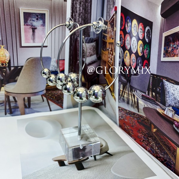 Сережки "Metallic Perls", срібло