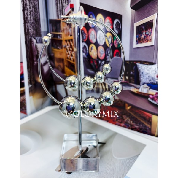 Сережки "Metallic Perls", срібло