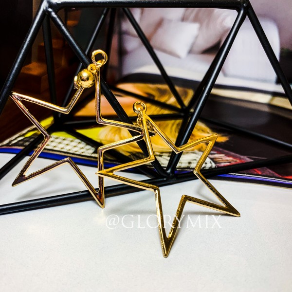 Серьги "Elegant Stars", 2 цвета