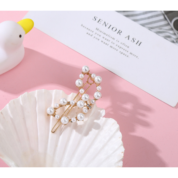 Шпильки з перлами, в золоті, 1 шт Шпильки з перлами, в золоті, 1 шт