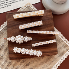 Затискачі та невидимки для волосся, з перлами, "Classic Fashion", 7 видів