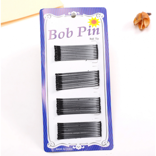 Невидимки для волосся чорні, різна кількість