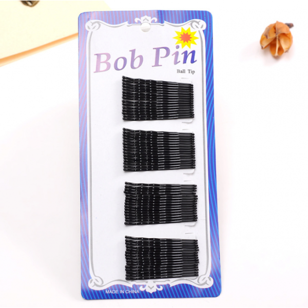 Невидимки для волосся чорні, різна кількість