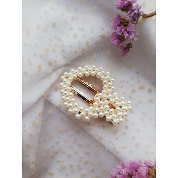 Шпильки для волосся, з перлами, "Фігурні, з маленькими перлинами", 3 види