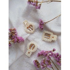 Шпильки для волосся, з перлами, "Фігурні, з маленькими перлинами", 3 види