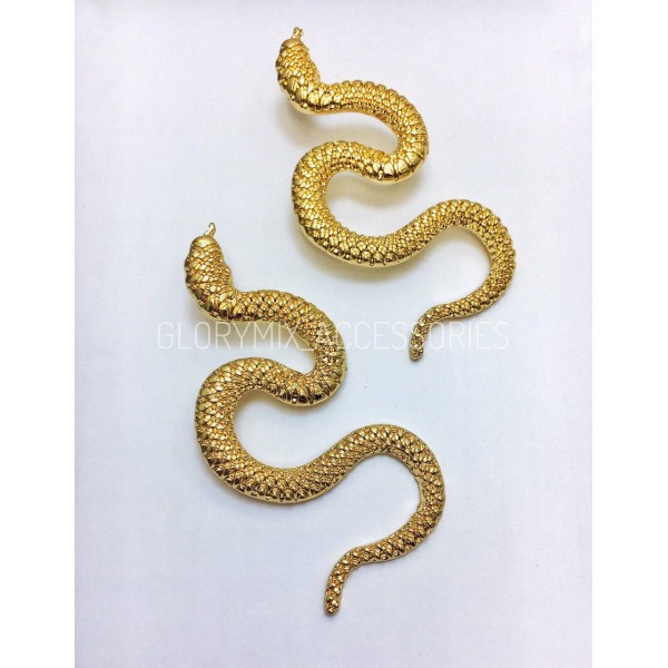 Сережки "Stylish Anaconda", 2 кольори