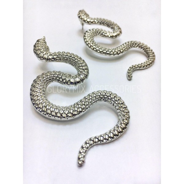 Сережки "Stylish Anaconda", 2 кольори