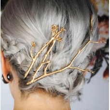 Заколка невидимка для волосся у формі Гілочки, різні види