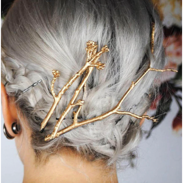 Заколка невидимка для волосся у формі Гілочки, різні види