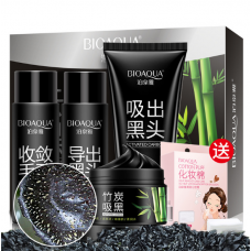 Набір для видалення чорних крапок BIOAQUA Remove Blackhead Set, 4 засоба