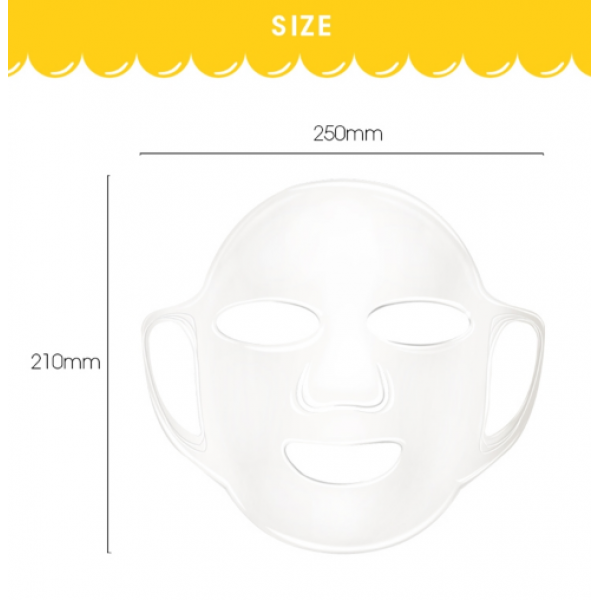 Маска з гіпоалергенного силікону, рожева, 1 шт