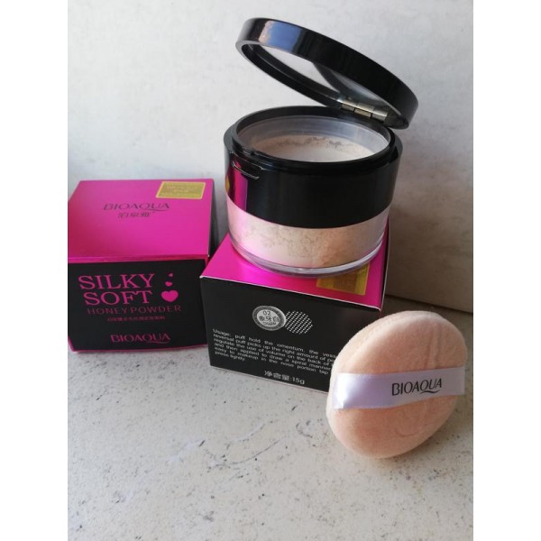 Розсипчаста пудра BIOAQUA SILKY SOFT HONEY POWDER, тон 07 Tender, 15 гр