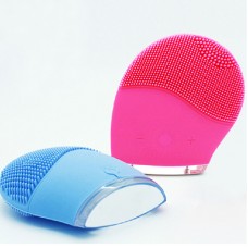 Силіконова електрична щітка, масажер для очищення обличчя, 1 шт