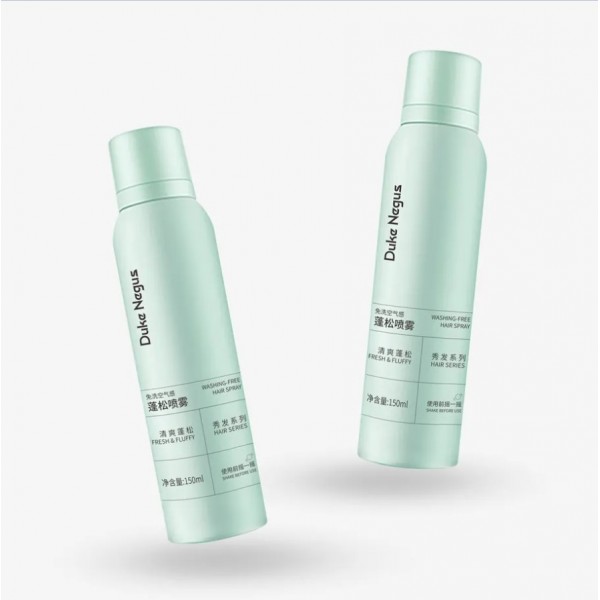 Сухий шампунь для волосся Duke Negus Washing Free Hair Spray, з ароматом грейпфрута, 150 мл