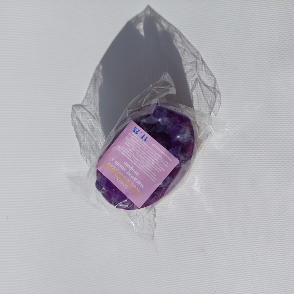 Масажне мило ручної роботи з люфою, антицелюлітне, з ароматом солодкої жуйки