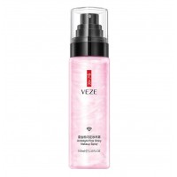 Спрей для закріплення макіяжу Veze Ambilight Pink Shiny Makeup Spray, з екстрактом алое, лотоса та перламутровою пудрою, 100мл