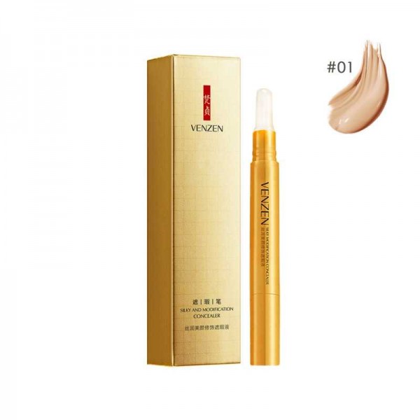Консилер для обличчя Venzen Silky and Modification Concealer, тон 01 натуральний, 2,3 г