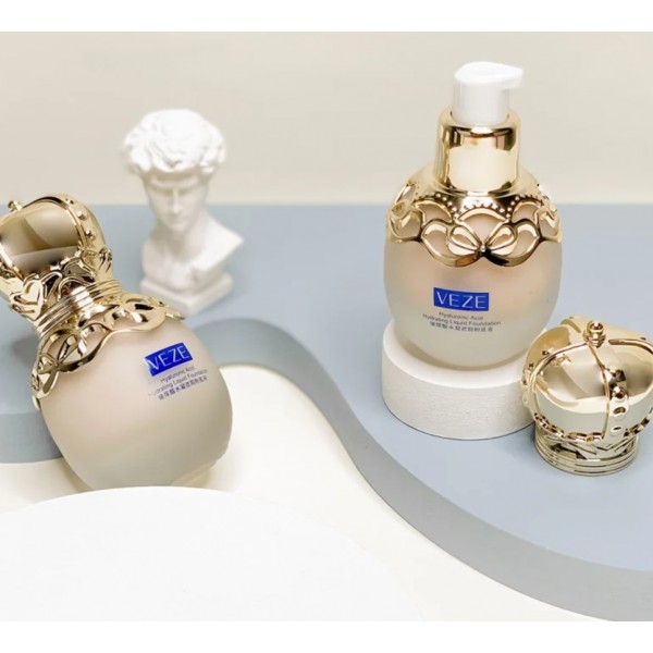 Тональный крем увлажняющий Veze Hyaluronic Acid Hydration Liquid Foundation, с гиалуроновой кислотой, тон 01 натуральный, 30 мл Тональный крем увлажняющий Veze Hyaluronic Acid Hydration Liquid Foundation, с гиалуроновой кислотой, тон 01 натуральный, 30 мл