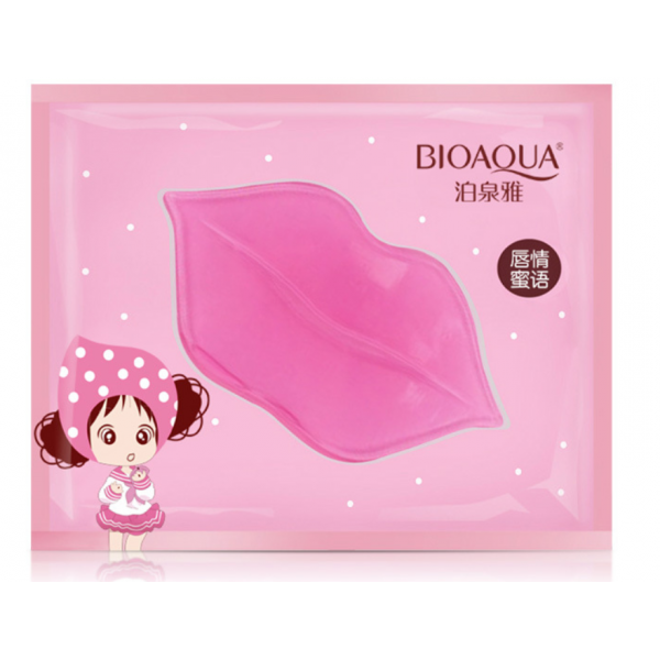 Патчі для губ Bioaqua з колагеном, маска для губ, 1шт