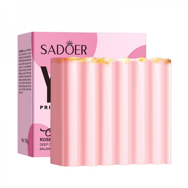 Мило для інтимної гігієни з ароматом троянди SADOER Yoni Private Care Soap, 100 г