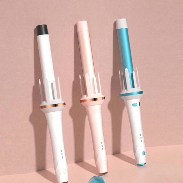 Плойка для волосся, стайлер для завивки локонів, рожевий, діаметр 24 мм