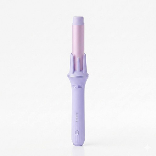 Плойка для волосся, стайлер для завивки локонів, фіолетовий, діаметр 28 мм