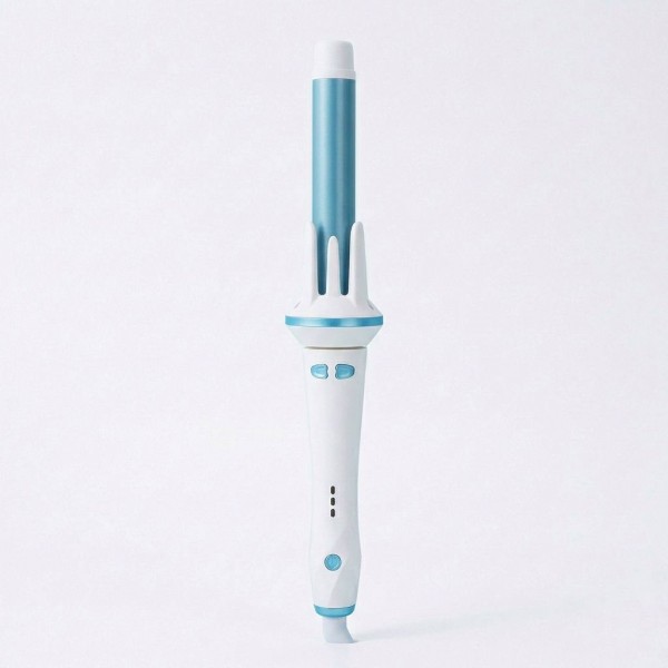 Плойка для волосся, стайлер для завивки локонів, блакитно-білий, діаметр 24 мм