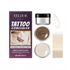 Набор корректоров для маскировки татуировок и шрамов EELHOE Tattoo Concealer, водостойкий татуировщик, 10 г