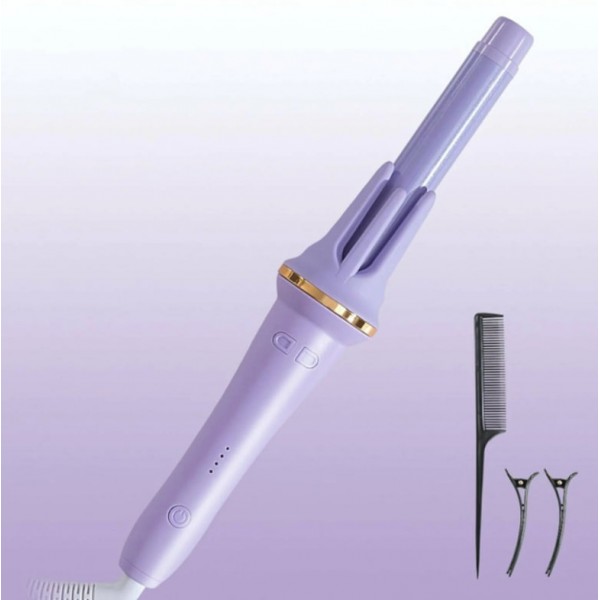 Плойка для волосся, стайлер для завивки локонів, фіолетовий, діаметр 25 мм