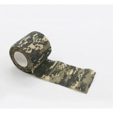 Бинт еластичний Coban 5см, фіксуючий, самозакріплюючий, бинт Кобан, бинт світло-сірий камуфляж, самоклеючий, аутоадгезійний бинт, 5см х 4,5м