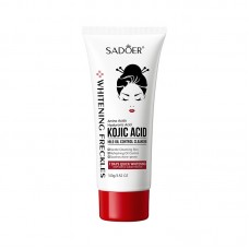 Крем-пінка з коєвою кислотою SADOER Kojic Acid Gentle Oil Control Cleanser, для освітлення шкіри та контролю жирності, 100 г