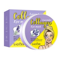 Патчи гидрогелевые SADOER Lavender Collagen Eye Mask, с коллагеном, с экстрактом лаванды, 60 шт