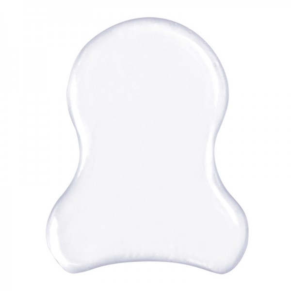 Наліпка гелева самоклеюча для тіла, гелева захисна наклейка, фігурна, прозора, 9,5х7,5х0,3 см, 1 шт