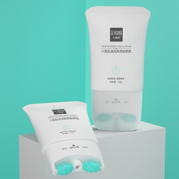 Крем для шиї з масажними роликами SENANA Hexapeptide Neck Cream,  110 г