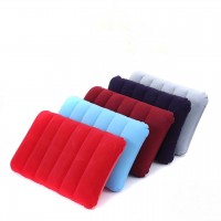 Подушка надувна, портативна, дорожня подушка, різні кольори, 27х43 см