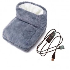 Грілка електрична для ніг Gobesty, USB-нагрівач для ніг, 3 режими нагрівання, сірий